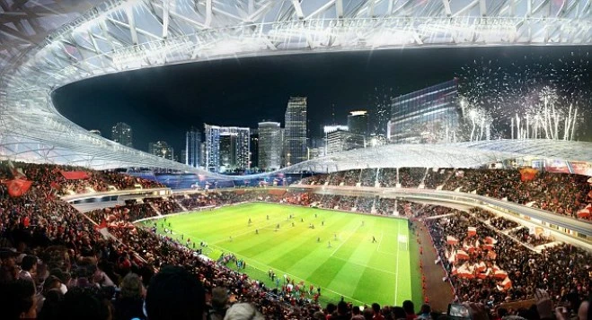 Beckham công bố hình ảnh SVĐ 100 triệu USD trên đất Mỹ ảnh 2