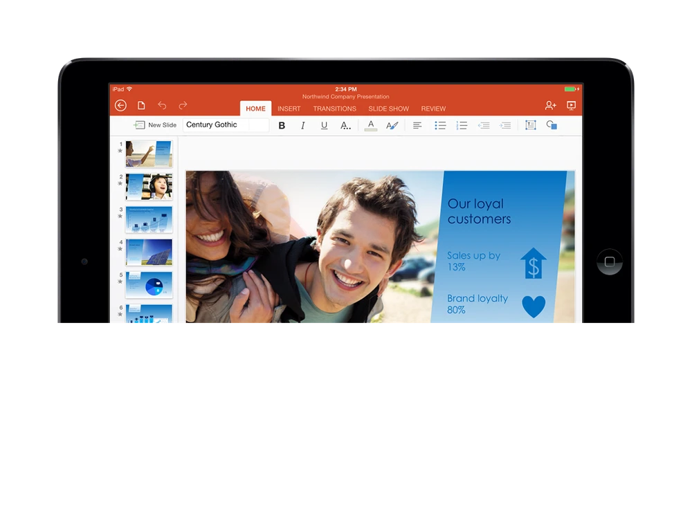 Microsoft Office cho iPad