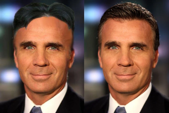 Ngôi sao truyền hình Mỹ Steve Eagar thay bộ tóc bóng mượt bằng phong cách Kim Jong-un.