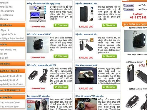 máy-quay, quy-lén, ghi-âm, quay-trộm, bán