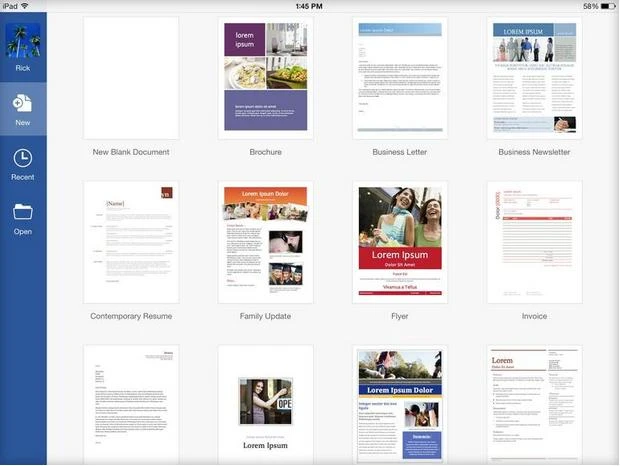 Cách dùng Office cho iPad