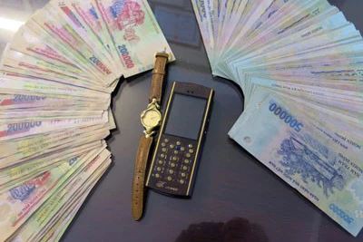 Số tang vật Linh cướp của chị T.