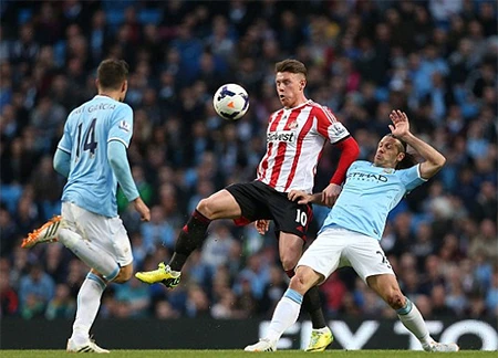 Trận hòa Sunderland khiến cửa vô địch của Man City còn rất hẹp