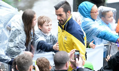 Negredo từng có giai đoạn rực sáng cùng Man City