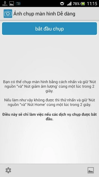 Dễ dàng chụp và chia sẻ ảnh màn hình trên thiết bị Android