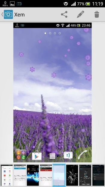 Dễ dàng chụp và chia sẻ ảnh màn hình trên thiết bị Android