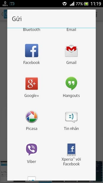 Dễ dàng chụp và chia sẻ ảnh màn hình trên thiết bị Android