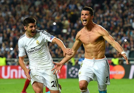 C.Ronaldo đã trải qua mùa giải đại thành công ở Champions League