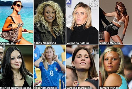 Tuyển thủ Italia được sex thoải mái ở World Cup ảnh 1 Vợ và bạn gái của các tuyển thủ Italia được phép ở chung khách sạn của đội