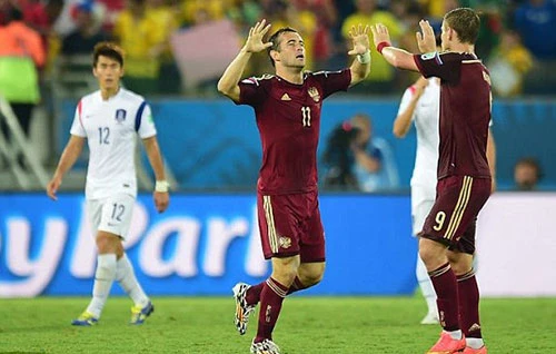 Nga, Hàn Quốc, World Cup