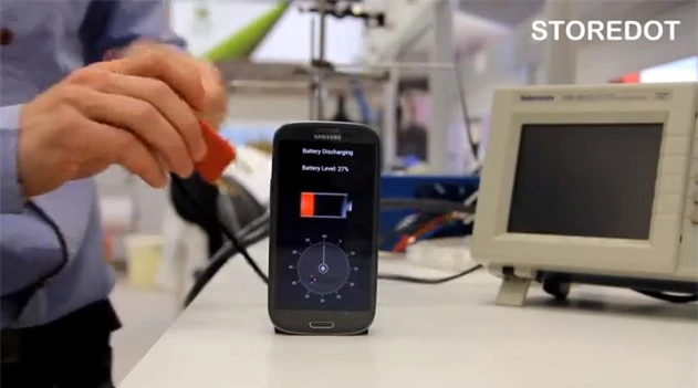 Xuất hiện công nghệ sạc đầy pin smartphone trong vòng 30 giây