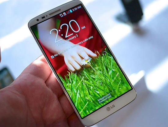 LG G3 sử dụng màn hình 5.5 inches.