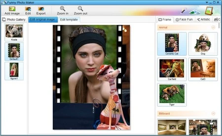 Phần mềm sẽ chia ra các hiệu ứng theo 4 nhóm riêng biệt, nằm ở menu bên phải, bao gồm: