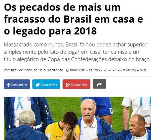 Báo chí thế giới sốc nặng trước thảm bại của Brazil ảnh 2