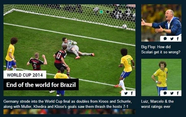 Báo chí thế giới sốc nặng trước thảm bại của Brazil ảnh 9