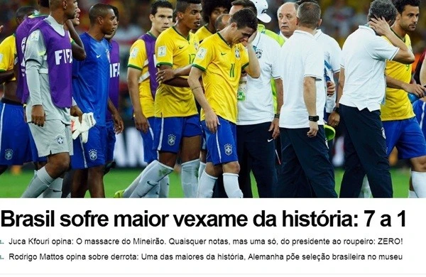 Báo chí thế giới sốc nặng trước thảm bại của Brazil ảnh 1