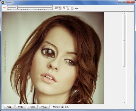 Nội dung hình ảnh được chọn sẽ hiển thị ngay trên giao diện chính của phần mềm.