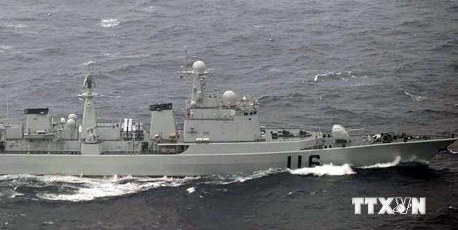 Trung Quốc hạ thủy tàu hộ vệ tên lửa lớp 054A thứ 20 ảnh 1