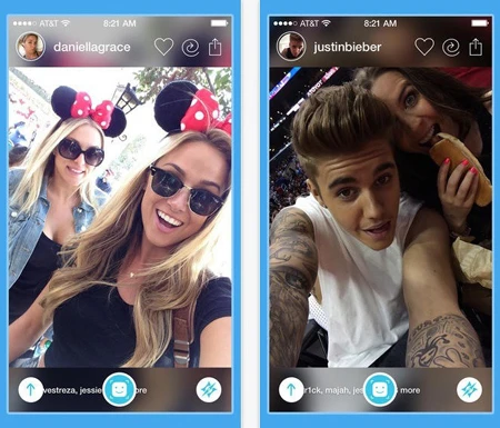 mạng xã hội, Snapchat, Vine, Secrets