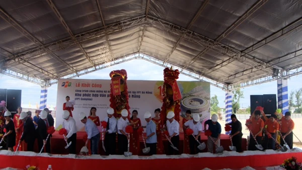 Lễ khởi công khu FPT Complex Đà Nẵng.
