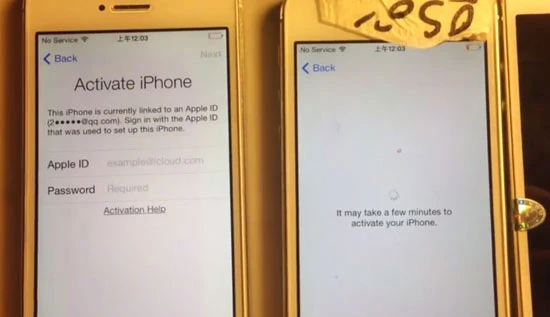 "Bẻ khoá" iCloud iOS 7 tại 540 Trương Định.