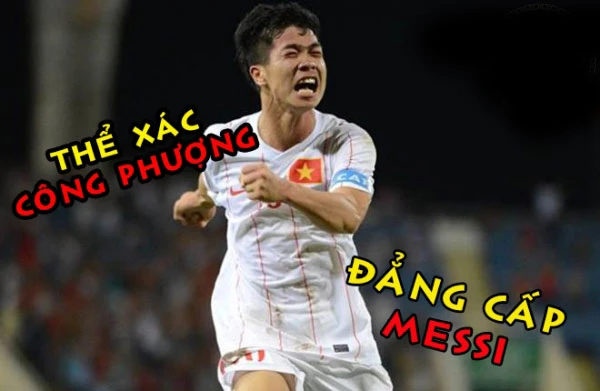 Cư dân mạng ngất ngây sánh Công Phượng với Messi ảnh 3