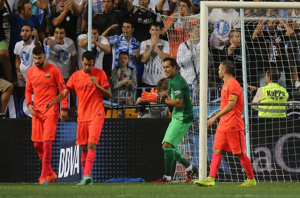 Sự thất vọng khi bị cầm hòa của các cầu thủ Barcelona