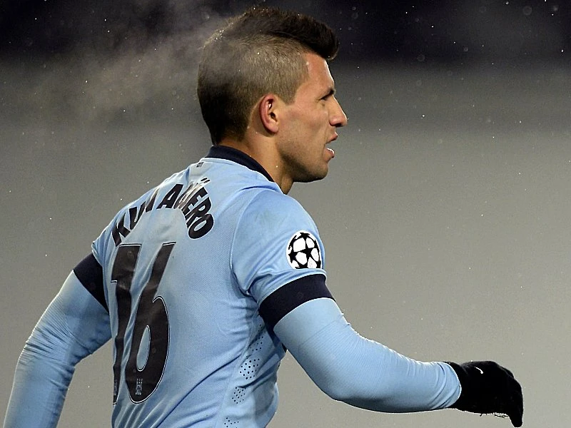 Aguero không thể giúp Man City giành trọn 3 điểm như trận đấu với Tottenham