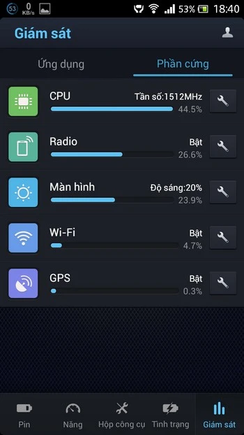 Lời khuyên của ứng dụng để giúp kéo dài thời gian sử dụng và tuổi thọ pin