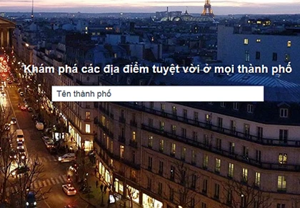 Tìm kiếm địa điểm với Facebook Places ảnh 1