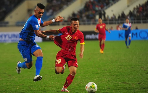 Thành Lương và các đồng đội đều vào phom ở giải năm nay. Ảnh:Giang Huy. anh-1-3788-1417219399.jpg