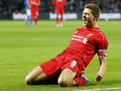 Gerrard ghi 177 bàn cho Liverpool. Ảnh:Reuters. tag-reuters-1-8882-1417560282.jpg