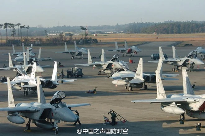 Tiêm kích F-15J sơn màu hoa anh đào tuyệt đẹp ảnh 6 y