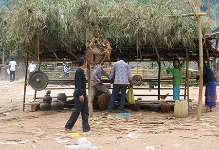 Rộn rã Lễ hội Đập trống của người Ma Coong ảnh 14