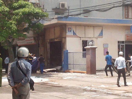 Bình gas phát nổ ở cây xăng, một người tử vong ảnh 1