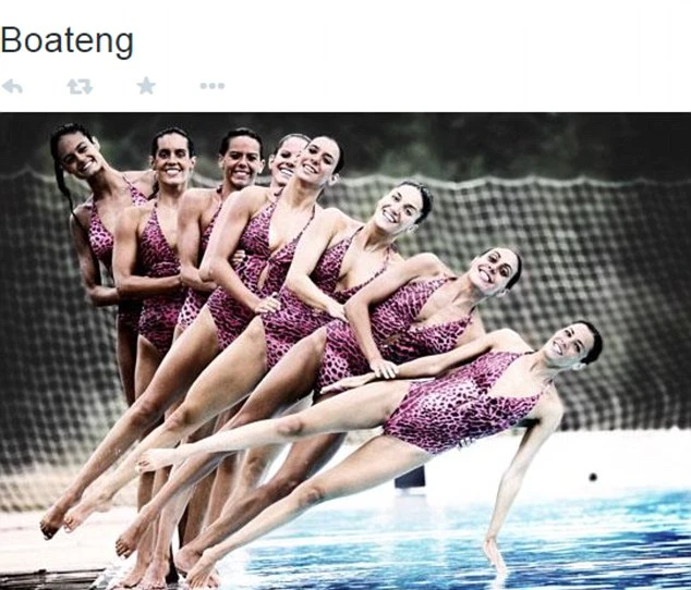 Ảnh chế hài hước pha qua người của Messi khiến Boateng trượt ngã ảnh 11