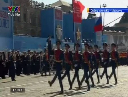 Trực tiếp: Lễ kỷ niệm 70 năm chiến thắng phát xít tại Quảng trường Đỏ ảnh 51