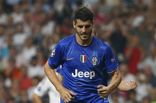 Morata không mừng bàn thắng vào lưới Real. Ảnh:Reuters. tag-reuters-5564-1431557740.jpg