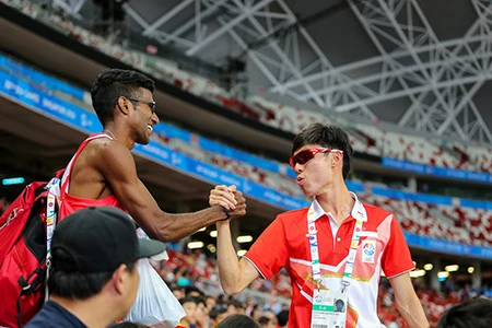 Những hình đẹp trên khán đài SEA Games 28 ảnh 4