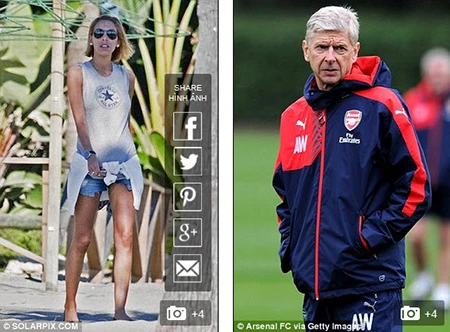 Sốc: 'Giáo sư' Wenger ly dị vợ theo tình mới ảnh 2