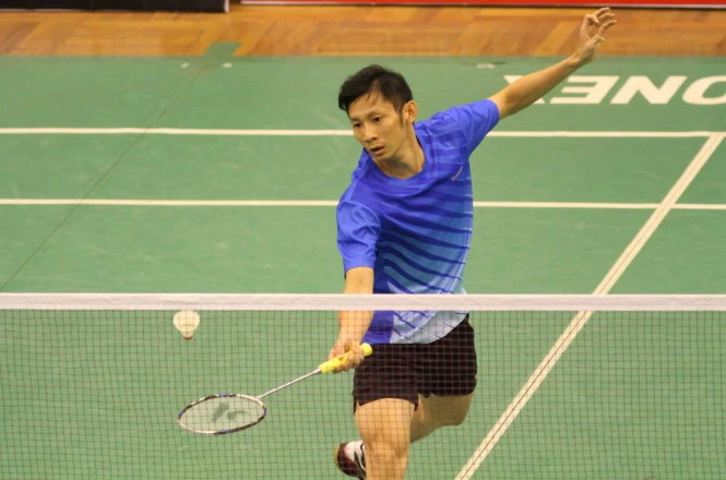 Tay vợt Nguyễn Tiến Minh. Ảnh: T.P