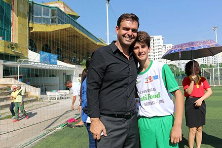 Tài năng trẻ của Úc thi vào Học viện bóng đá NutiFood ảnh 1