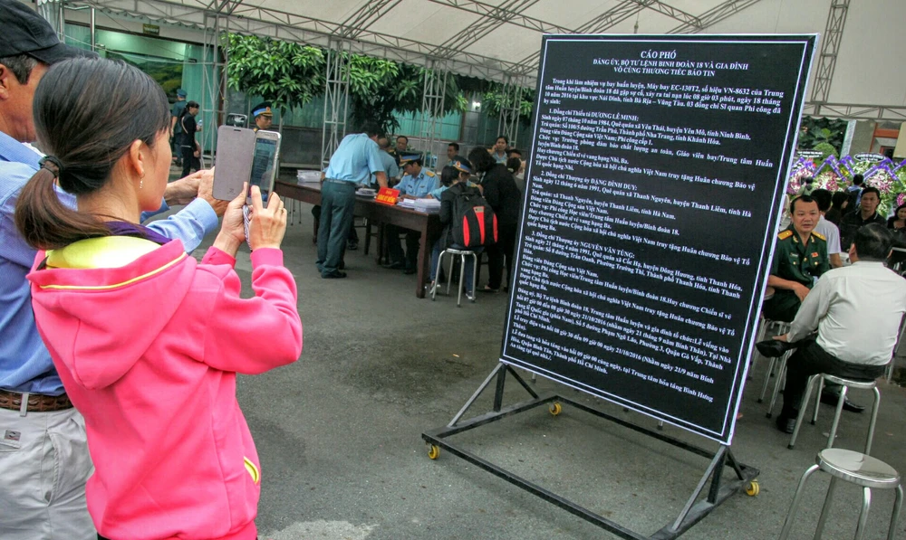 Lễ truy điệu 3 phi công hi sinh khi làm nhiệm vụ ảnh 48