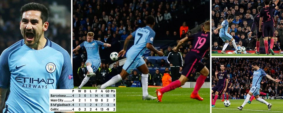 Man City lập kỳ tích trong ngày ngược dòng hạ đẹp Barca ảnh 1