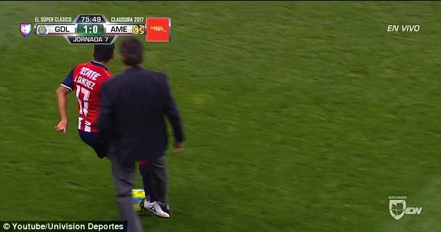 Hài hước: HLV lao vào sân 'ngáng giò' cầu thủ ảnh 2