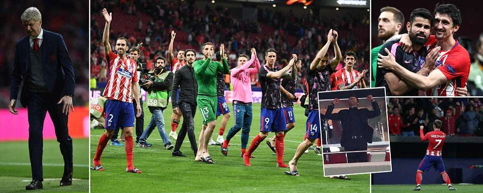Bi kịch phút bù giờ, Arsenal bị Atletico loại cay đắng ảnh 1