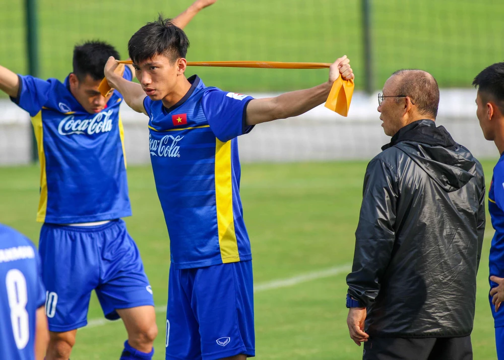 U-23 Việt Nam tập luyện hăng say chờ tái đấu U-23 Uzbekistan ảnh 5