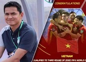 HLV Kiatisak chúc mừng Việt Nam làm nên lịch sử ở World Cup