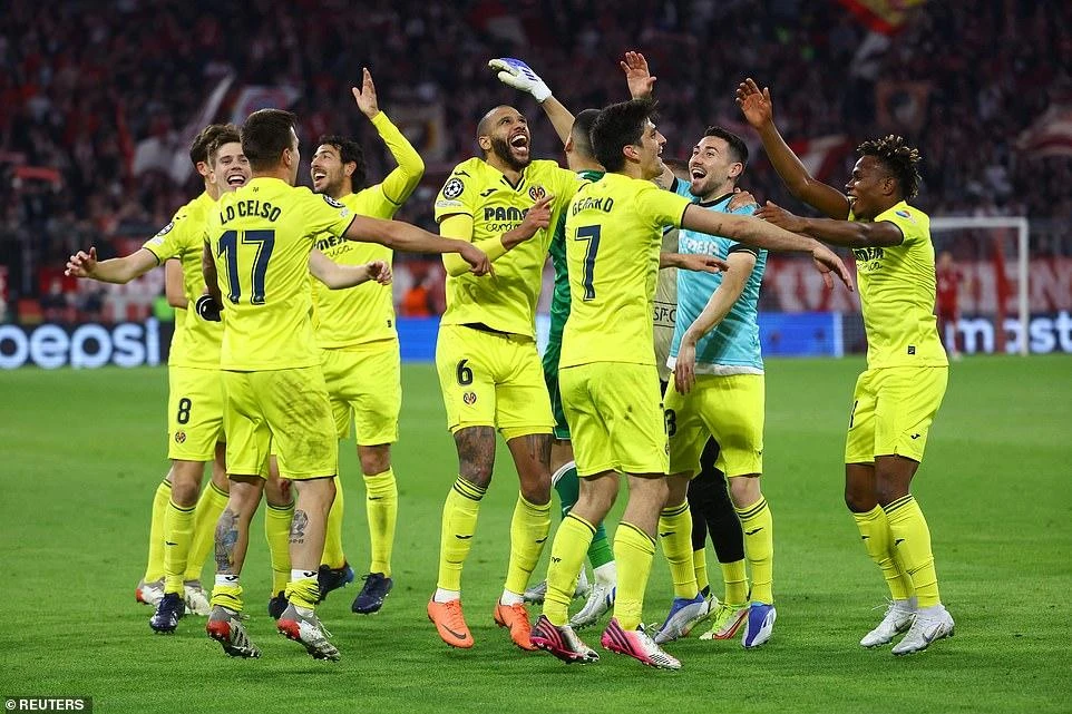 Villarreal tạo địa chấn trước Bayern Munich. ẢNH: REUTERS