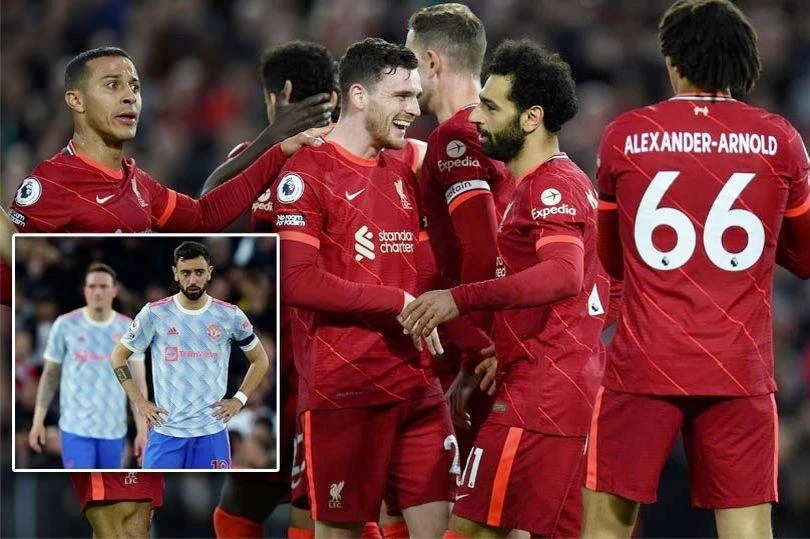 MU nhận thêm 1 thất bại đau đớn trước Liverpool. ẢNH: MIRROR